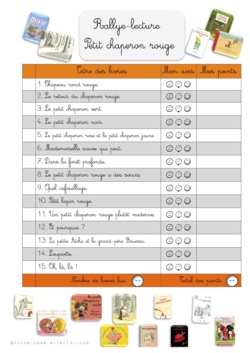 Rallye-lecture "Petit chaperon rouge"